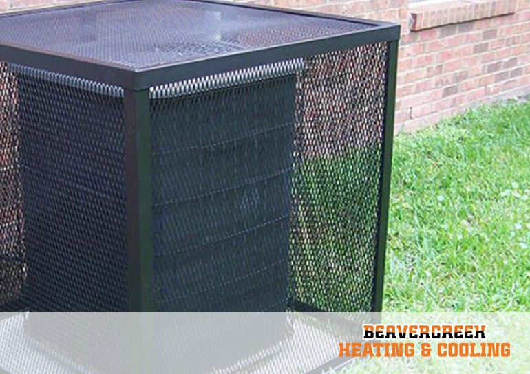 Use an AC security cage to prevent air conditioner theft