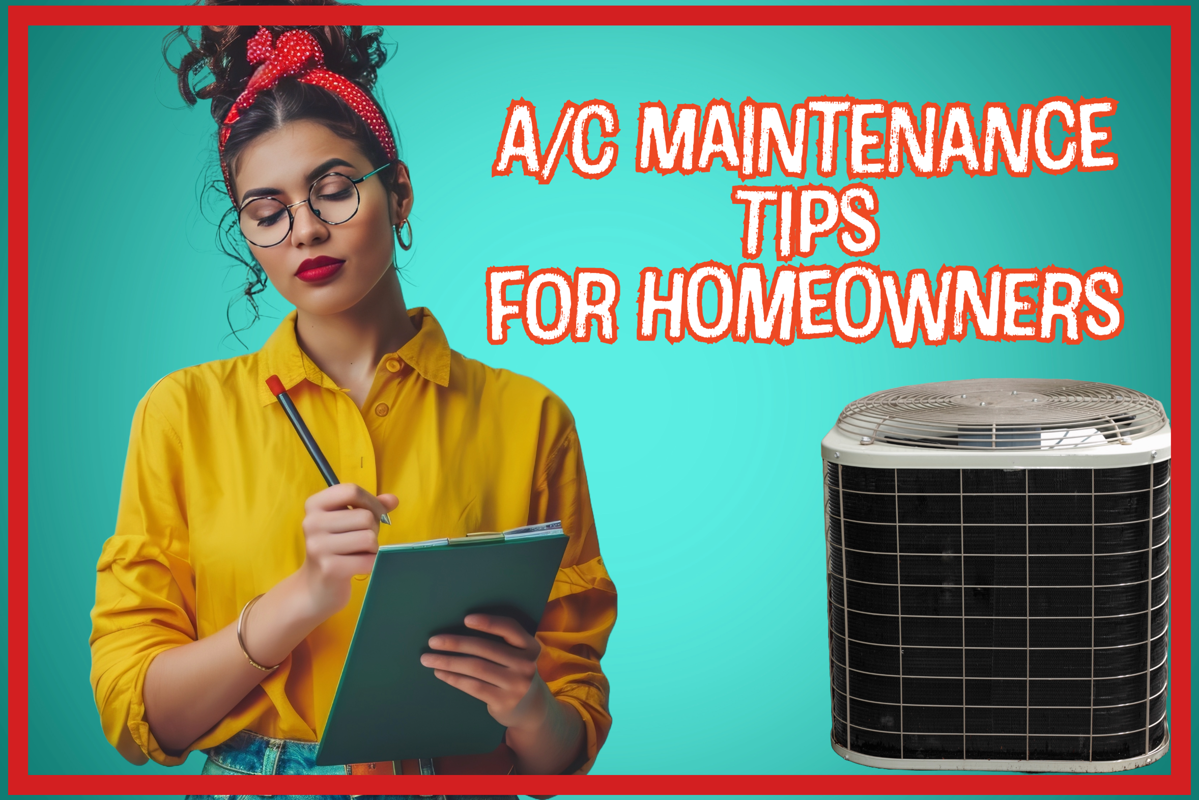 HVAC blog on AC maintenance tips for homeowners.